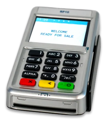 RP10 customer-facing payment PIN pad